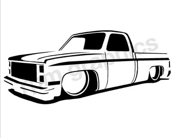 Square Body C10 die-cut vinyl decal