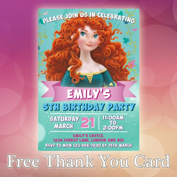 Brave Invitation - Etsy