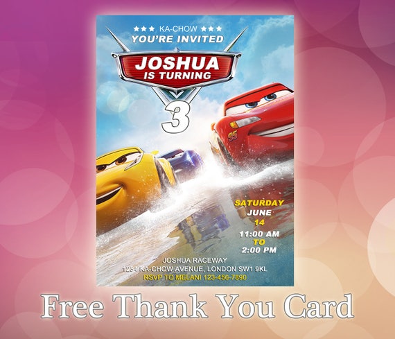 Disney Cars and trucks Invites / Disney Vehicles Birthday Invitation / Disney Automobiles Celebration / Automobiles Birthday Invitation Card / Autos Invitation / CR18 photograph about Disney Cars Birthday Invitations Printable Free titled Disney Vehicles Invites / Disney Automobiles Birthday Invitation / Disney Vehicles Bash / Autos Birthday Invitation Card / Autos Invitation / CR18