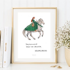 カード Artprint ポスターダイアナクリシュケヴォルフガングクリシュケ引用アートプリントデジタルプリント馬の絵の装飾ポスター乗馬馬術アート