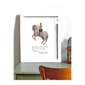 Poster DIN A 3 paard foto kunstdruk paardensport kunstdruk print kunstdruk digitale print illustratie kinderkamer poster foto kinderkamer paard