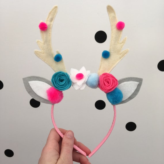 stag antlers headband