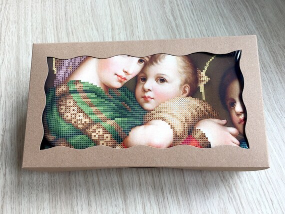 Bead Embroidery Kit Madonna Beaded needlepoint Bead stitching Beadwork Bead Embroidery Kit Madonna Beaded needlepoint Bead stitching Beadwork