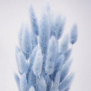 Light Blue / Lagurus, for a sparkling floral arrangement, Floral Arrangements, Home Décor, Floral Vase Arrangements