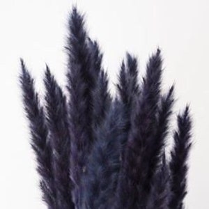 Cobalt Blue Mini Tail Reed, Wholesale Reeds, DIY Floral Arrangement, DIY Home Décor, Dried Flower Vase Arrangement