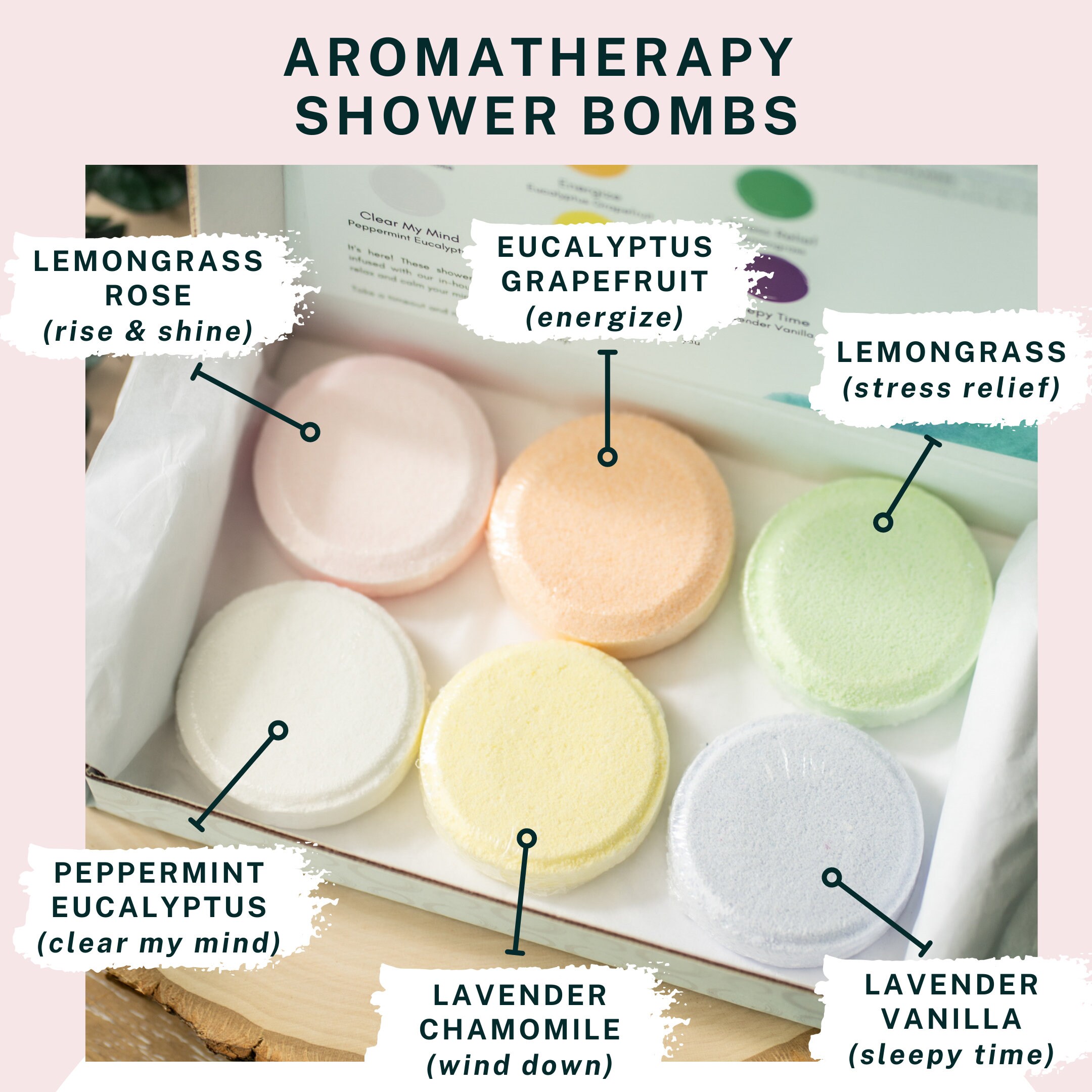Aromatherapy Shower Bombs for Selfcare Enjoy an Athome Spa Etsy