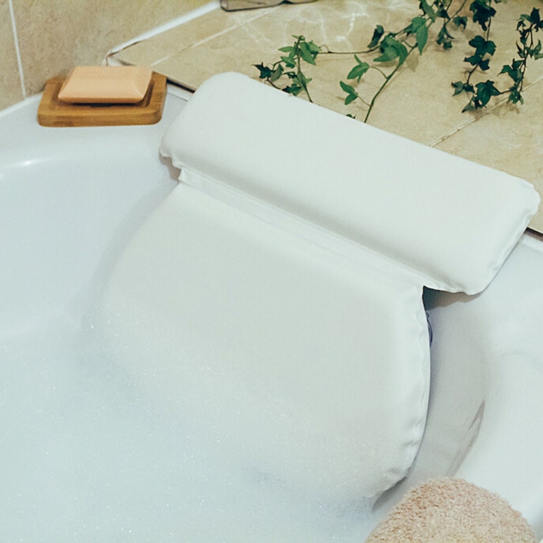 Bath Pillows for Tub Neck and Back Support at Home Spa Etsy