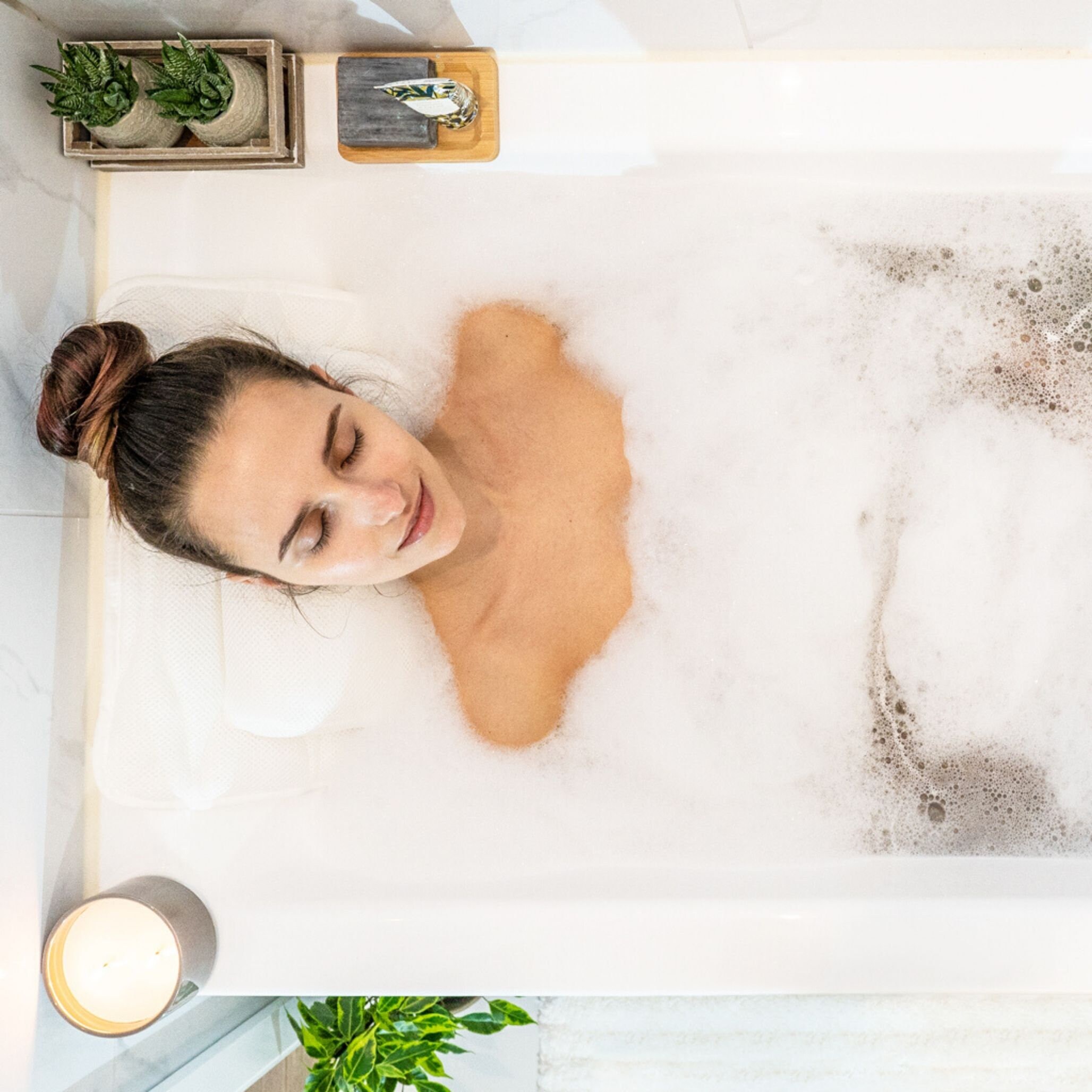 Full Body Bath Pillow for Tub. Bathtub Pillow Mat for Neck and Etsy