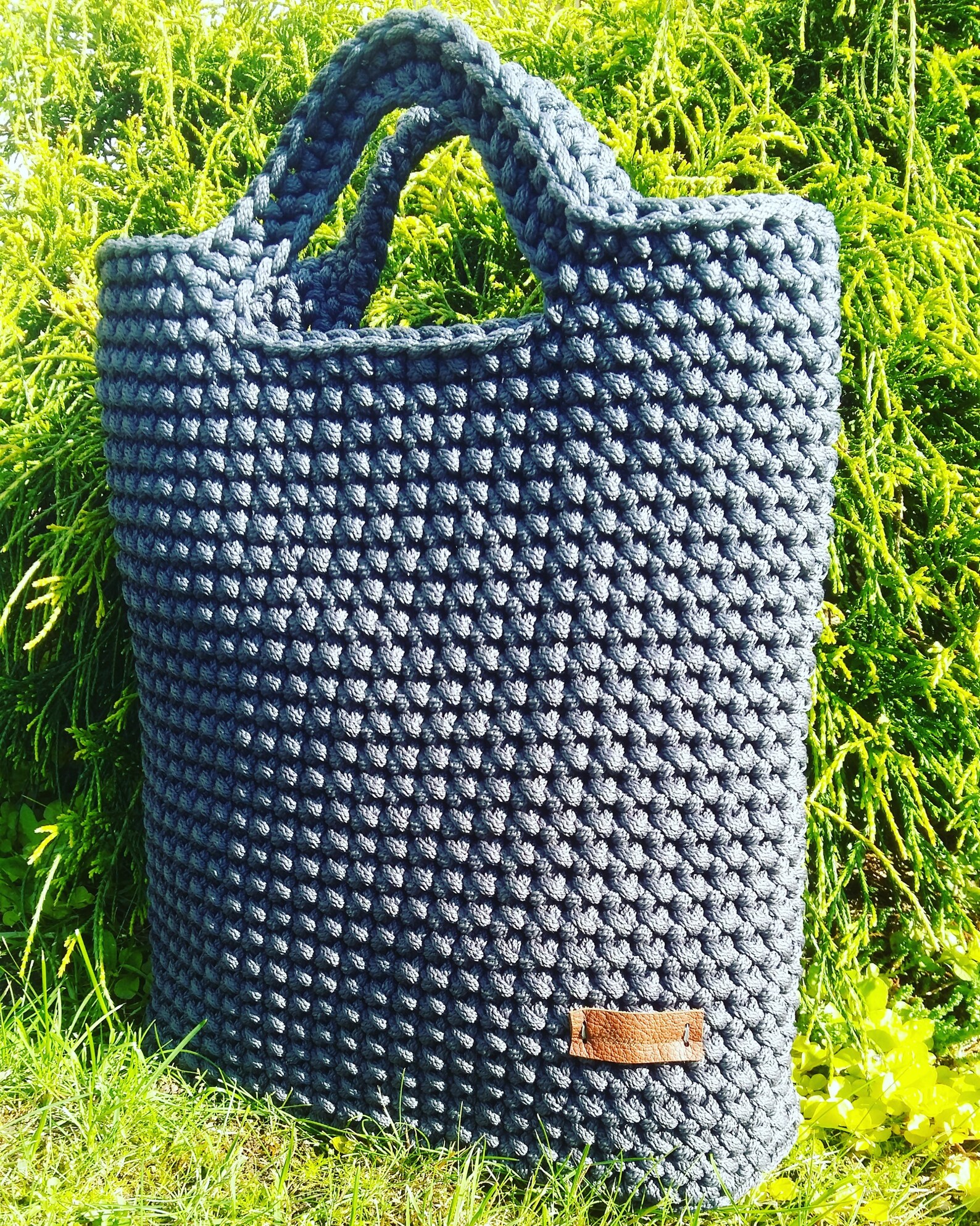 Crochet Rope Bag Handmade Rope Bag Tote Bag Woven Handbag Etsy Canada