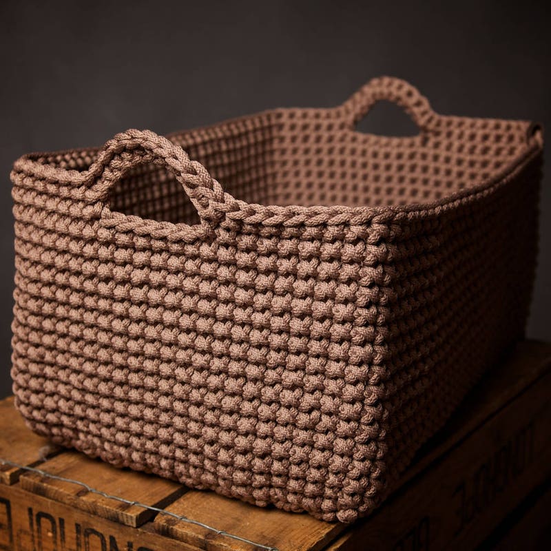 Extra large rope laundry basket Etsy.de