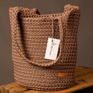 crochet bag PATTERN, SIMPLE Crochet Tote Pattern, Beach Bag Pattern pdf, Market Tote Bag image 3