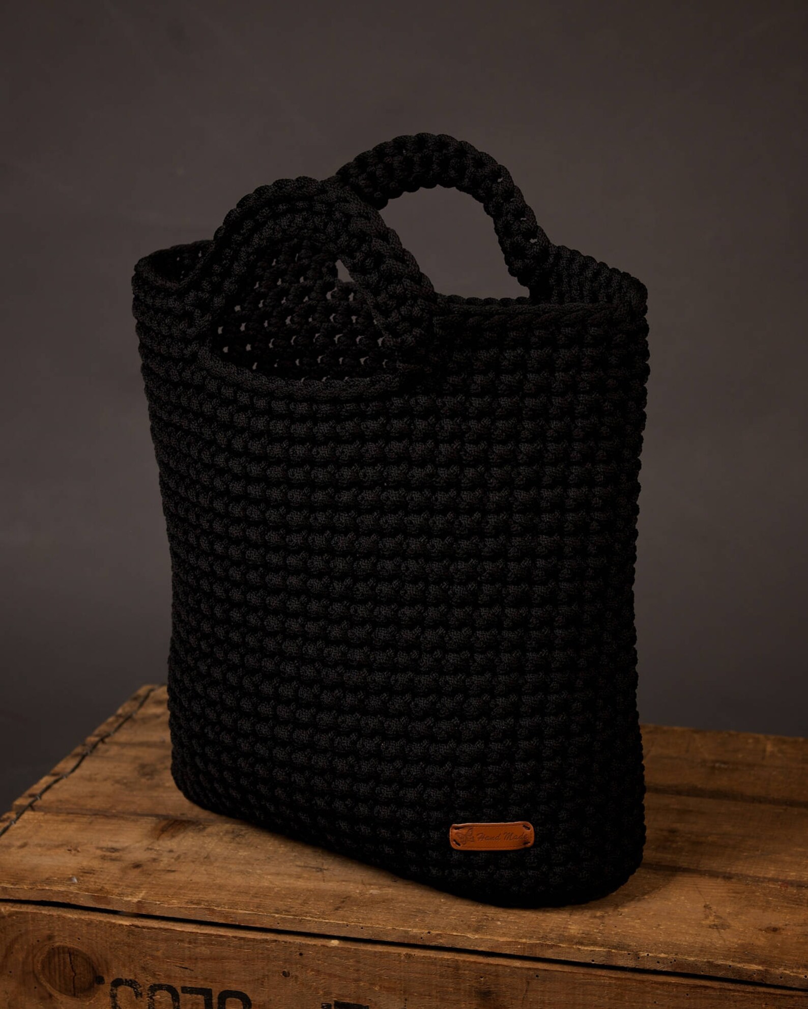 Crochet Rope Bag, Handmade Rope Bag, Tote Bag, Woven Handbag, Casual ...
