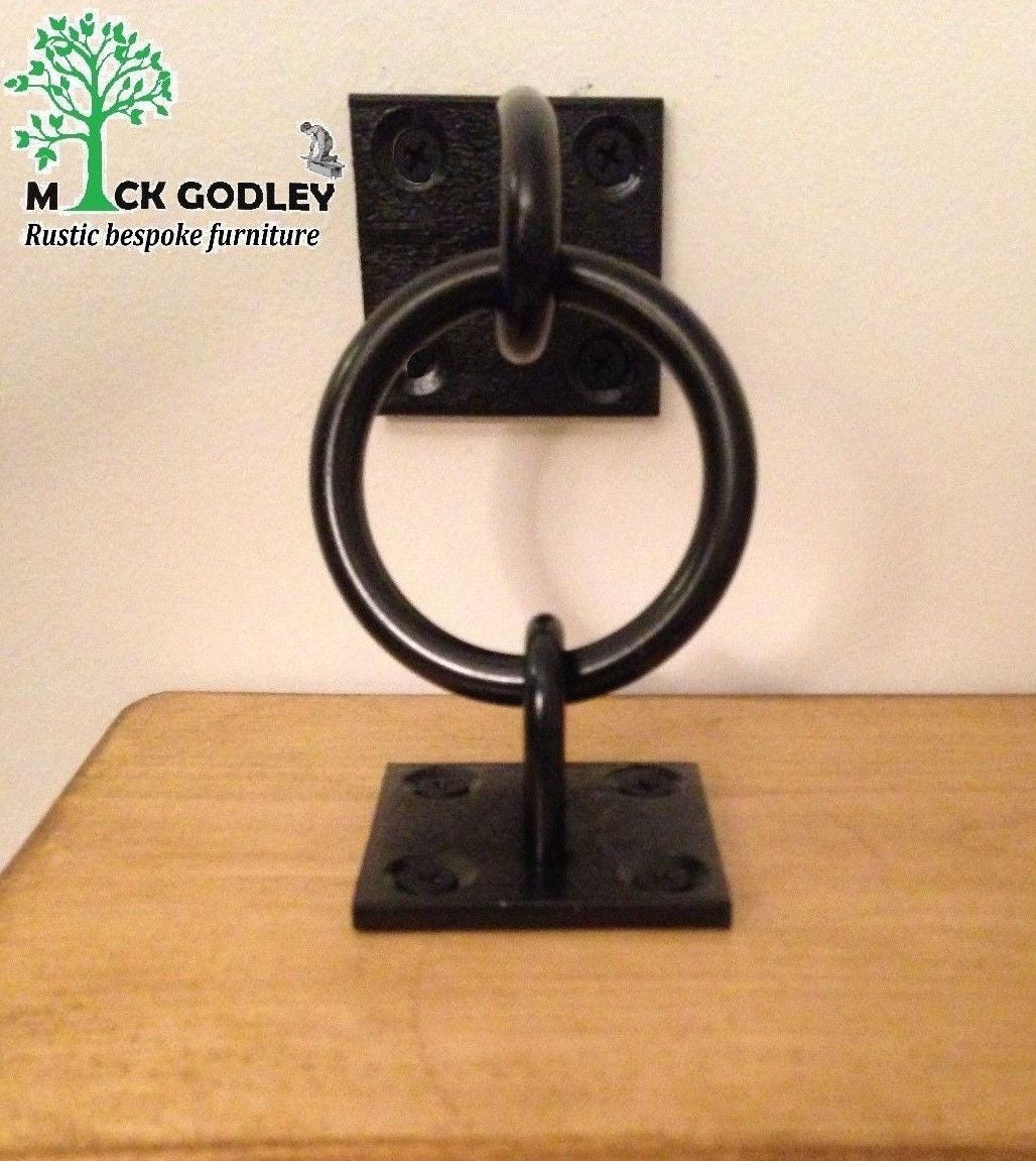 Rustic Steel Unique Black Floating Shelf Brackets 2 x 2 Etsy