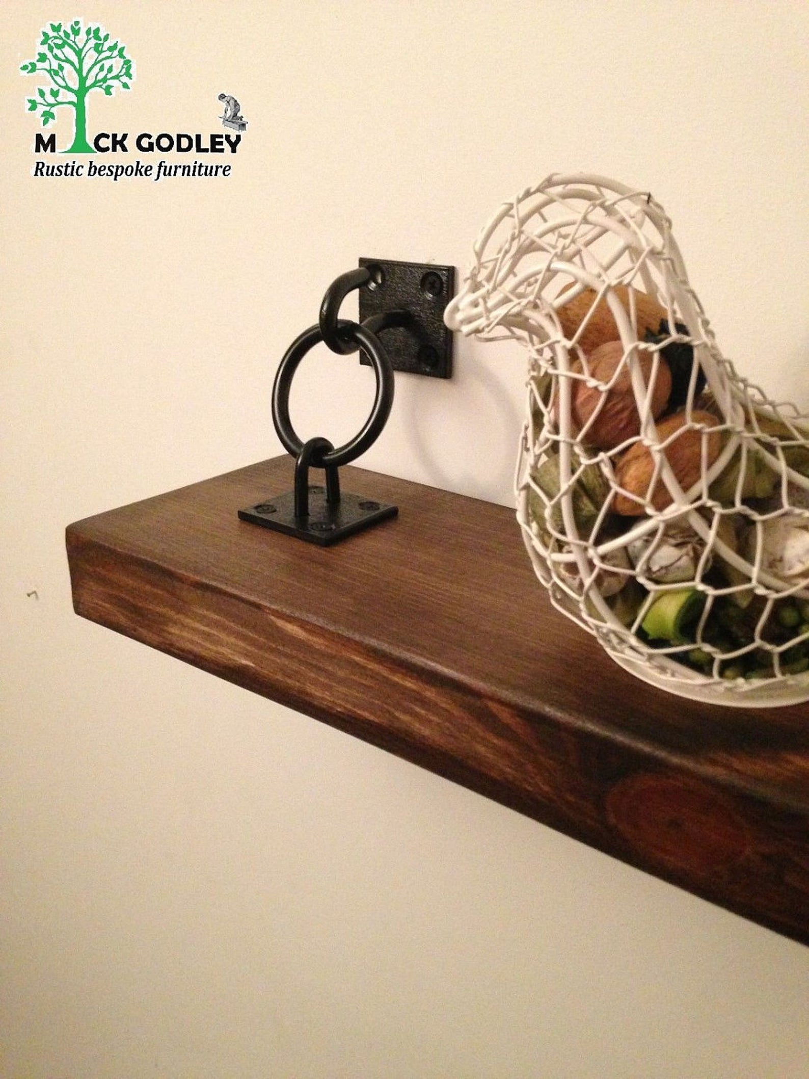 Rustic Steel Unique Black Floating Shelf Brackets 2 x 2 Etsy