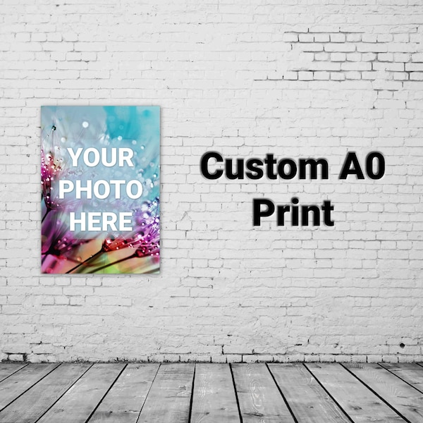 A0 Poster Printing | Quality Custom Photo Printing Service | On Matt or Satin Photo Paper