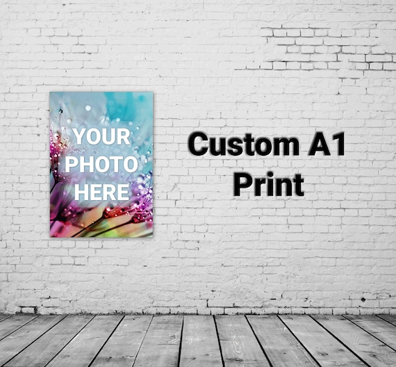 reactie streep span Buy A1 Poster Printing Quality Custom Photo Printing Service Online in  India - Etsy