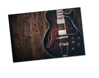 Classic Electric Guitar Poster Print