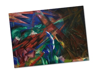 Animal Fates by Franz Marc Poster Print