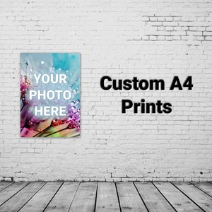 Impressão de pôster A4 | Serviço de impressão de fotos personalizadas de qualidade | Em papel fotográfico brilhante, fosco ou acetinado