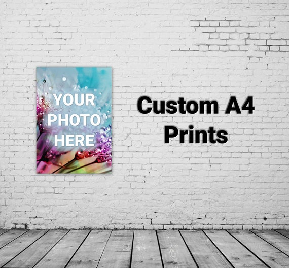 A4 Poster Quality Custom Photo Printing Service -