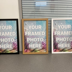 Framed A3 Poster Printing | Quality Custom Photo Printing Service | 230gsm premium matt paper