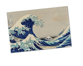 The Great Wave off Kanagawa by Katsushika Hokusai Poster Print