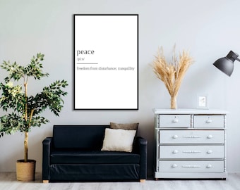 Personalised Word Definitions - Poster Print