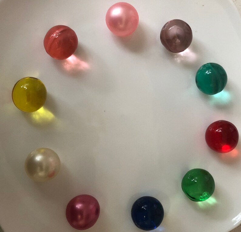 Mixed Colours Circular 3.9g Bath Oil Beads Floral Fragrance Etsy