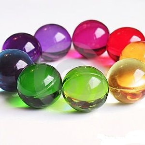 Mixed colours  3.9g Bath Oil Beads Floral Fragrance Bath Pearls x 100