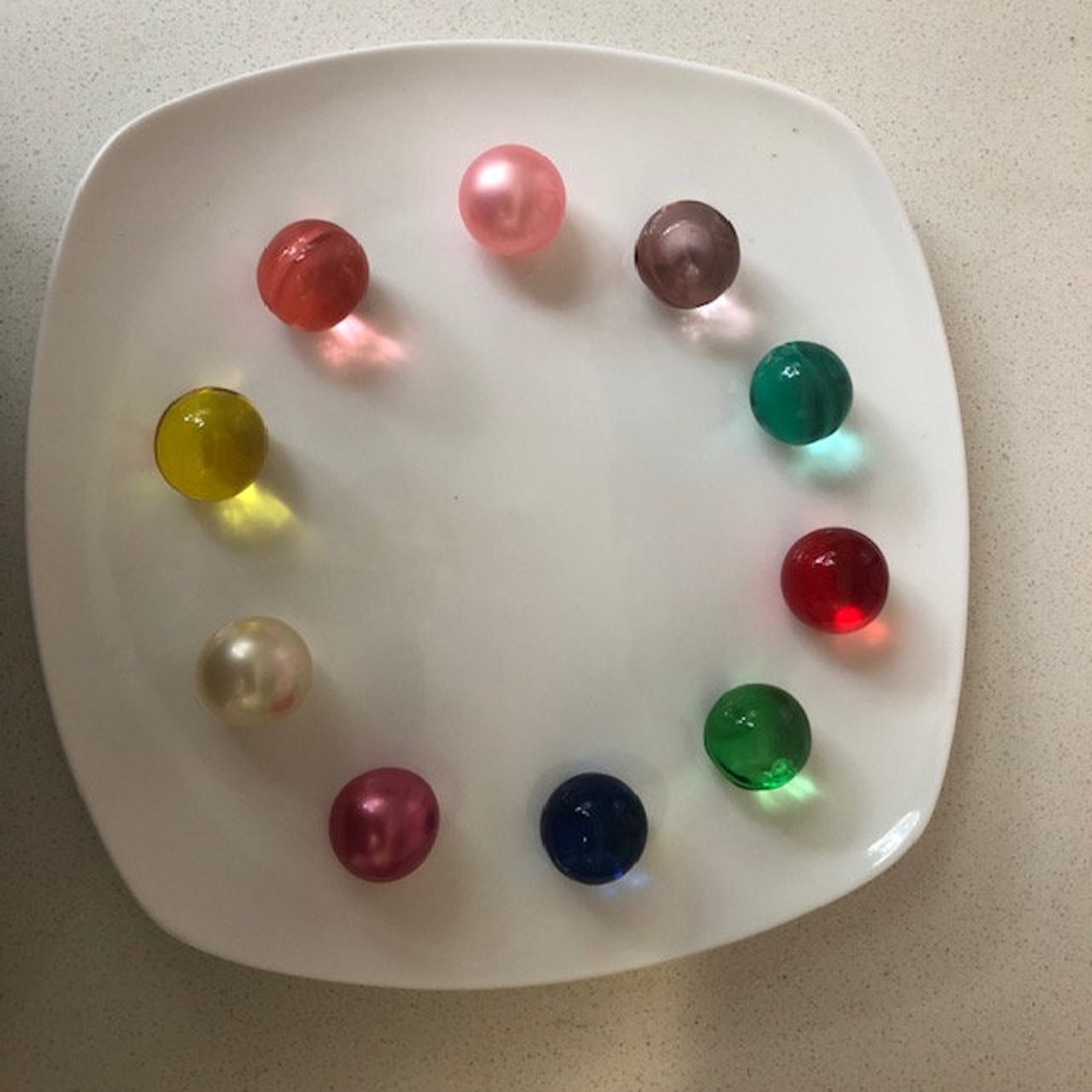 Mixed Colours 3.9g Bath Oil Beads Floral Fragrance Bath Etsy