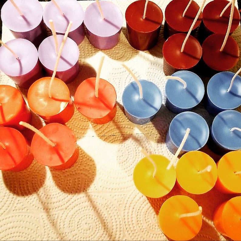 Highly Scented Votive Candles Set of 5 Candles Etsy
