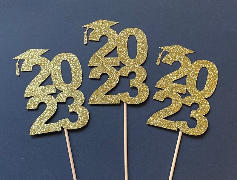 Graduation Centerpieces 2023 Toppers Grad Party 2023 Etsy