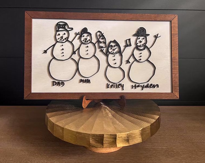 Children’s drawing or artwork into memorable keepsake with our custom wood frames for loved ones. Order now for Fast delivery!