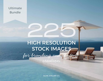 Neutral Aesthetic Stock Photo Bundle | Social Media, Website (Digital Download)