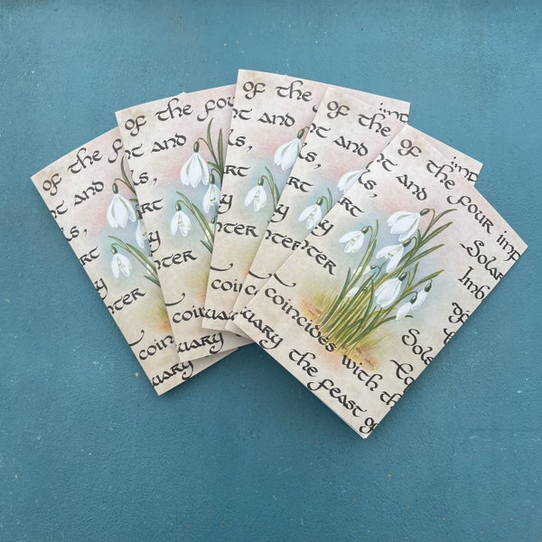 Imbolc Greeting Card Etsy