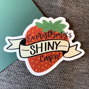 Everything’s Shiny Vinyl Sticker