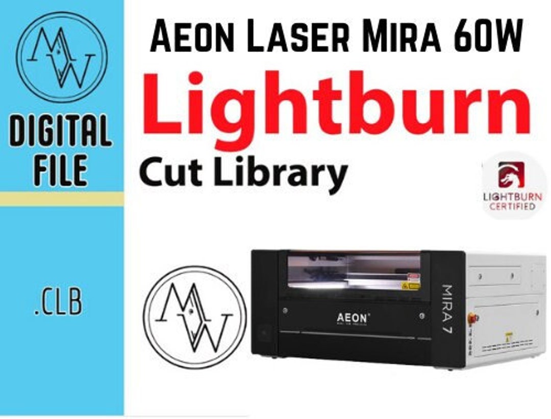 Aeon Mira 7 60W Laser Lightburn Cut Library (digital Download) - Etsy