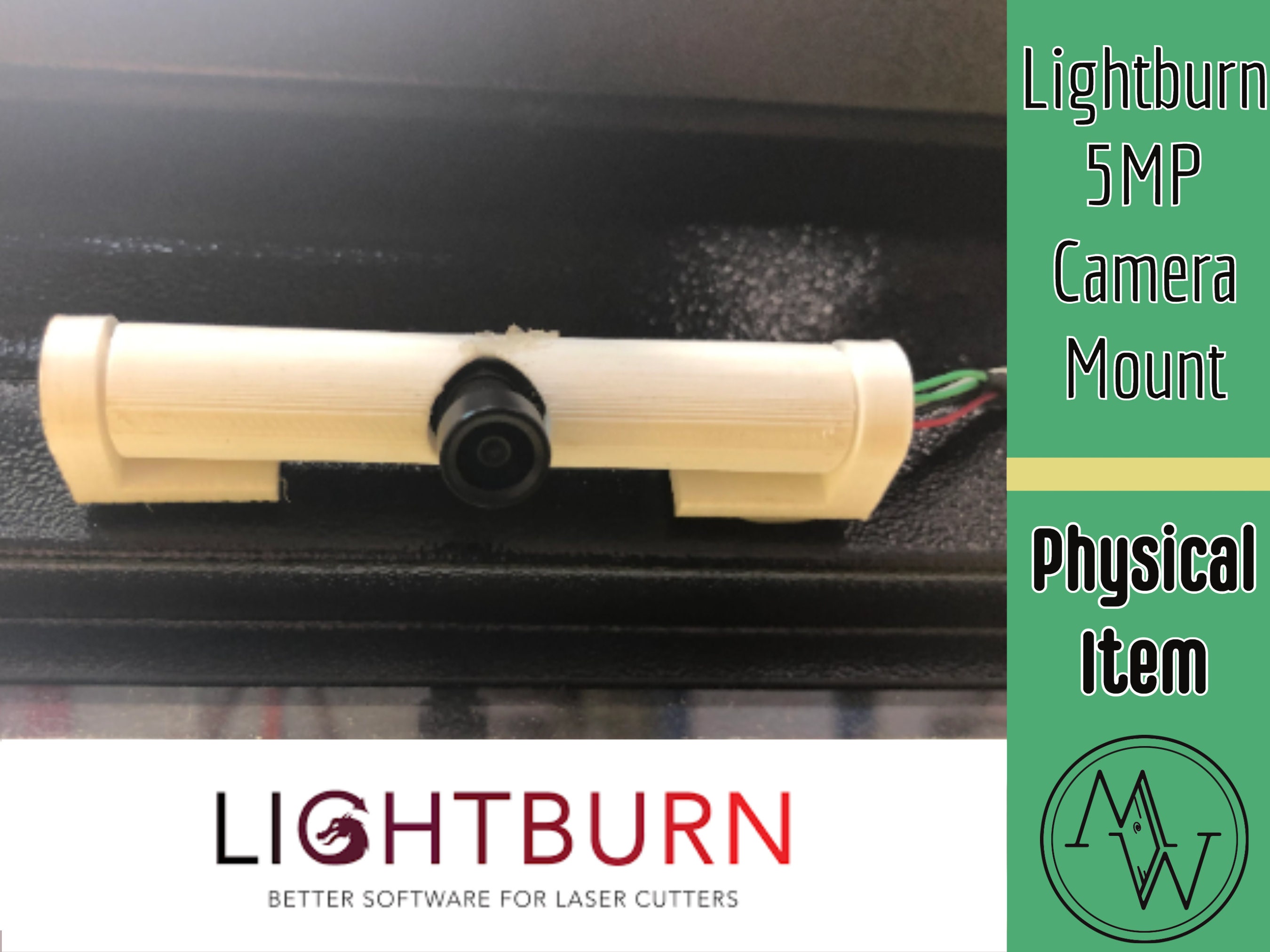 Lightburn Camera Mount 5MP for ALL Laser Machines. Fully Etsy