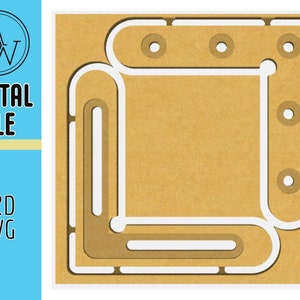Universal CNC L Shaped Clamps. One 5 Hole And One Sliding Bolt Hole Pattern.  Compatible With Shapeoko, X-Carve, Other CNC&#39;s - .c2d and .svg