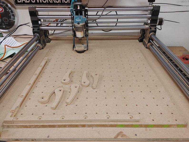 Universal CNC Cam Clamp File. Cut Out Your Own Pressure Clamps. Shapeoko, X-Carve, or other Hobby CNC. .SVG and .C2D Files Included. image 5