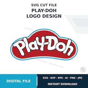 Archivo de corte SVG de Play-Doh para Cricut, Silhouette, CNC y láser.