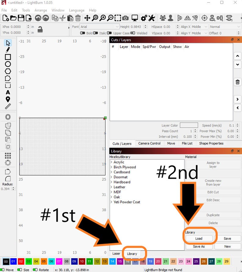 XTool D1 Laser Lightburn Cut Library 5/10w All the settings already premade for you No more guessing One click download. Easy to import image 3