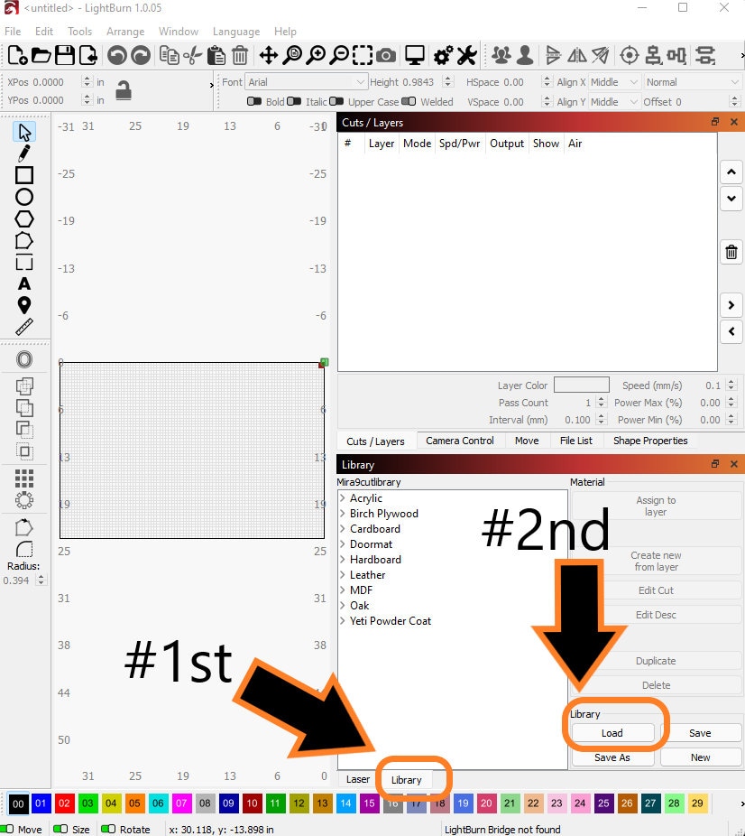 ORTUR Laser Master 2 Laser Lightburn Cut Library All the Etsy