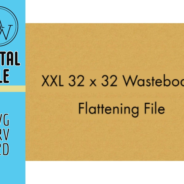 CNC Wasteboard Flattening File XXL (32x32). Flatten Your Wasteboard. Shapeoko, X-Carve, Onefinity, Hobby CNC. .svg, .crv, .c2d File Included