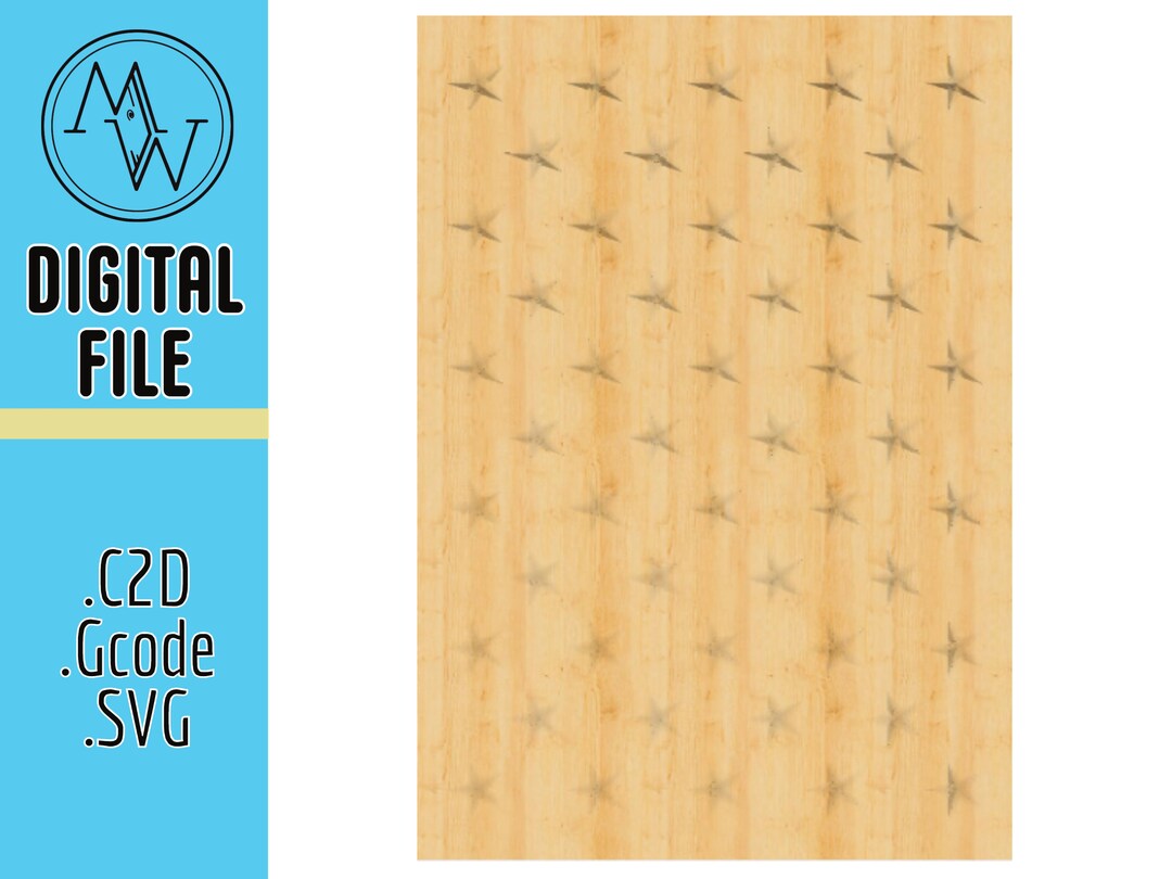 CNC Router American Flag Star Files – 60 Degree V Bit (digital Download ...