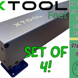 XTool D1 10w/5w Laser Feet Guide Blocks SET OF 4 Keep your laser secure with these guide blocks  A MUST for consistent cuts! Great for grids