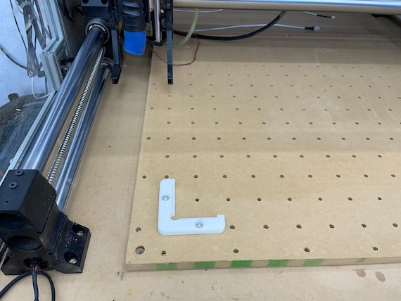 Myers Woodshop Wasteboard Corner Clamp. Physical Product. 3D Printed. for Use With Any Size Threaded Waste Board. Has Probe Cutout. PYSICAL Etsy Ireland