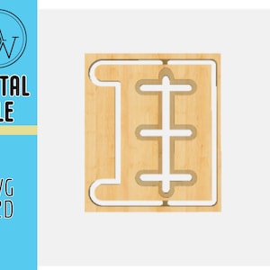 Universal CNC Strait Clamp File.  Cut Out Your Own Multifunction Clamps. Shapeoko, XCarve, or other Hobby CNC. .SVG and .C2D Files Included.