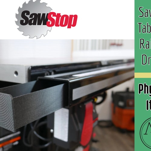 Tablesaw Fence Rail Drawer. Fits 