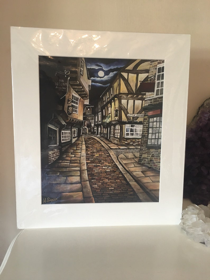 The Shambles York Fine Art Giclee Print From an Original Artwork Etsy